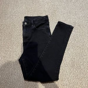 American eagle black skinny jeans